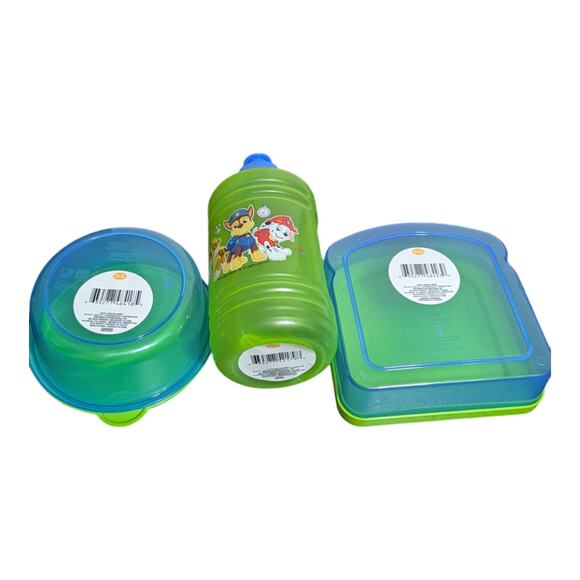 Paw Patrol Lunch Box Set! Includes Sandwich Box + Snack Container + Water Bottle - Picture 7 of 7